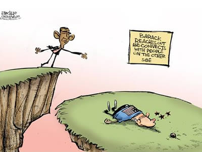 Obama Funny Photos on Political Cartoons Obama Cartoon 2